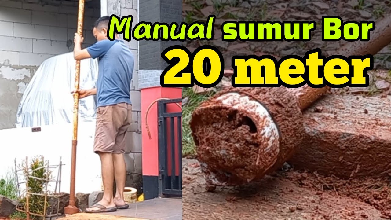 Trik gali sumur bor sendirian