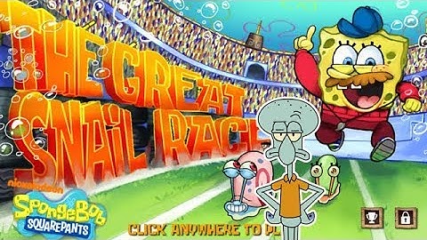 SpongeBob Squarepants - The Great Snail Race [Nickelodeon Games]