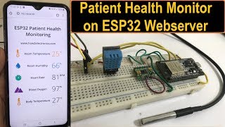 Iot Based Patient Health Monitoring System Using Esp32 Web Server