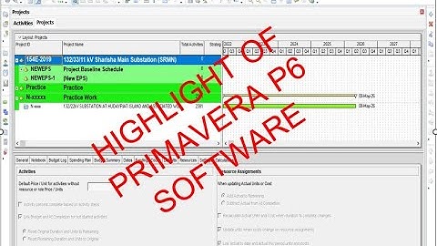 How to build a P6 schedule I Primavera Tutorial I Project Management I intro to P6 / Primavera p6
