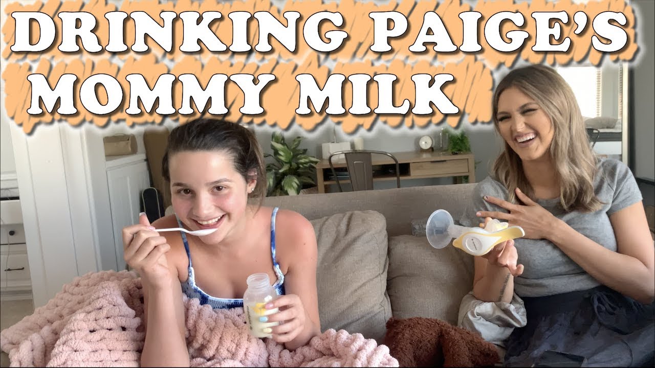 Drinking Paiges Mommy Milk Wk 440 Bratayley Youtube