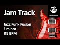 Jazz Funk Fusion Jam Track in E minor - BJT #9