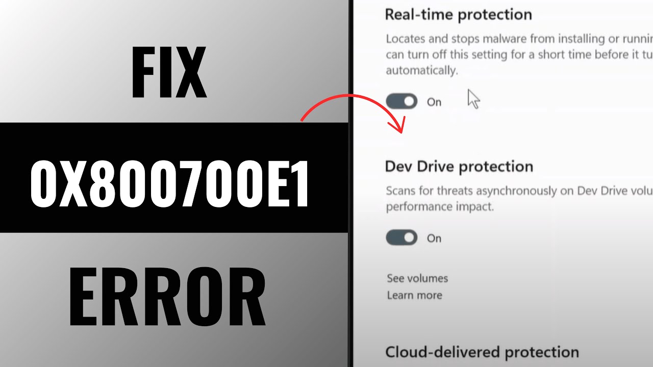 How to Fix Error 0x800700E1 on Windows - YouTube