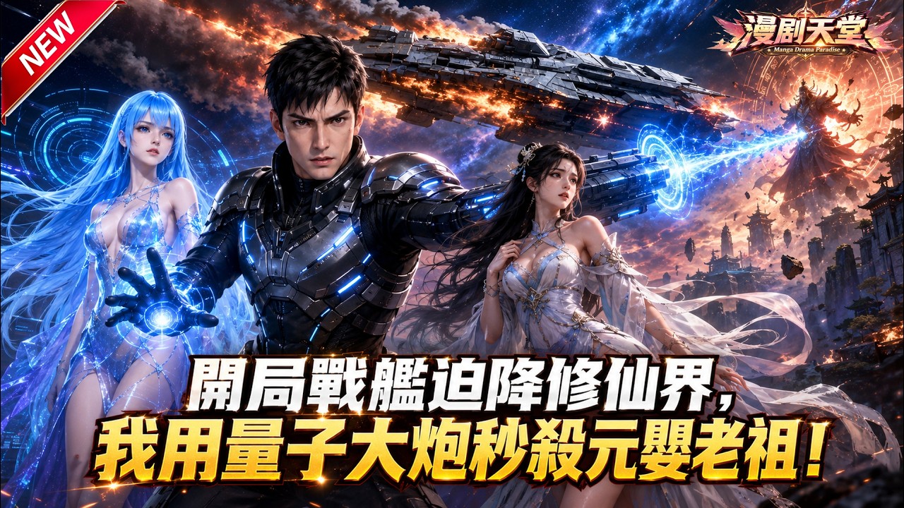 星際戰艦墜落修仙界，量子大炮轟殺修仙老祖