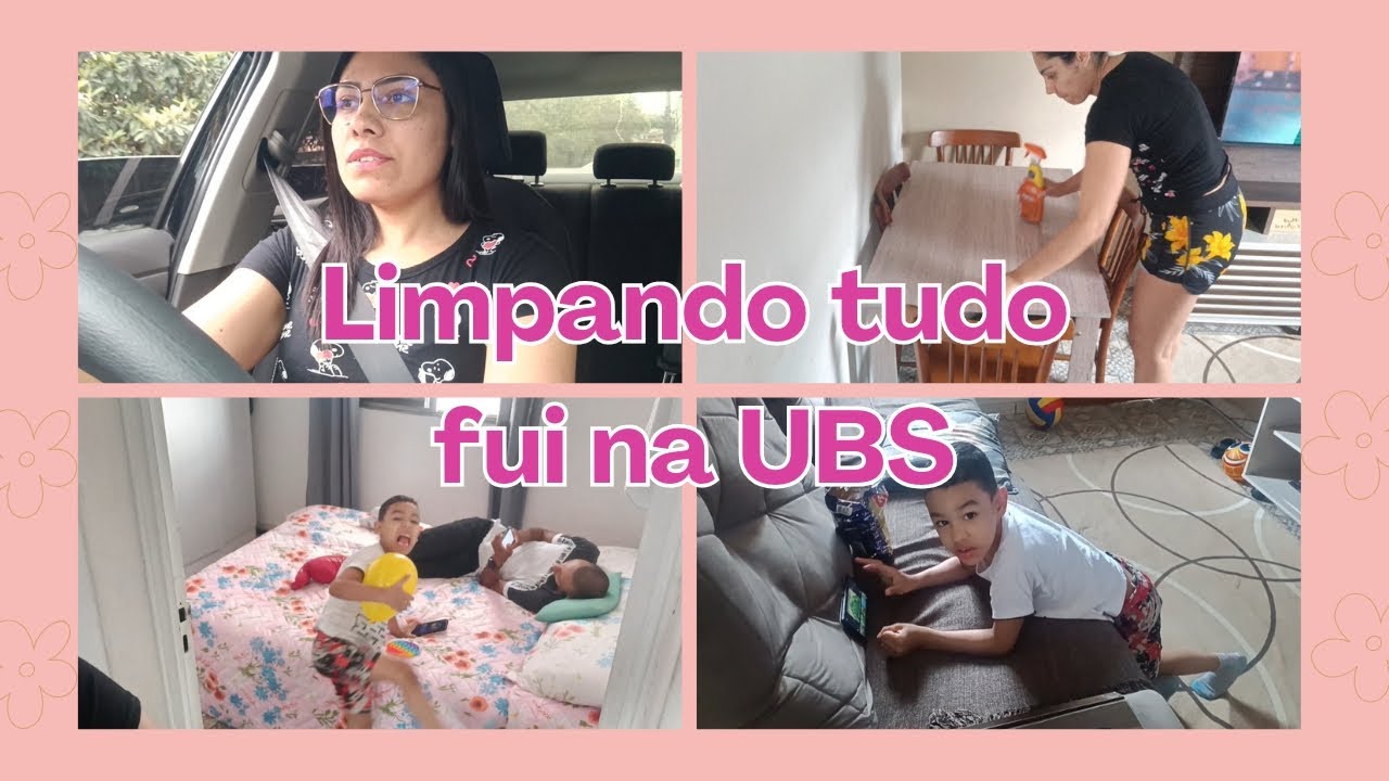 CUIDANDO DO LAR - FUI NA UBS RESOLVER UM PROBLEMA DO CARTÃO DO SUS DO ARTHUR - LIMPEI TUDO.