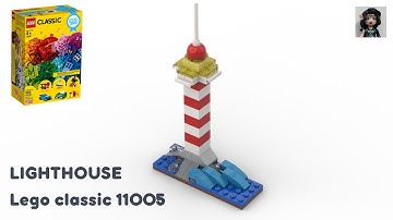 LIGHTHOUSE Lego classic 11005 ideas How to build easy