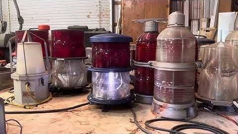 TWR Lighting E-1DB Tower Strobe White Night Mode Backup (Red Failure)