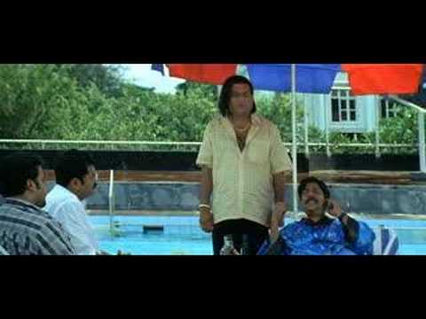 Udayanaanu Tharam comedy   Saroj Sir at jimming pool