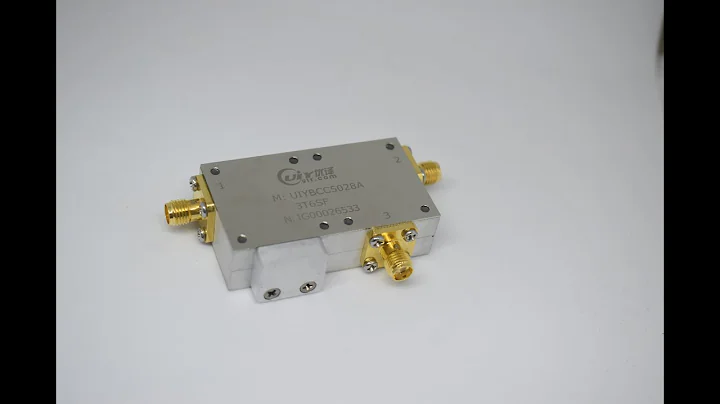 Coaxial Circulators 3-6GHz 100W Dual Junction Coaxial Circulator for Telecommunications