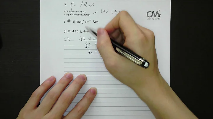 IB Math SL - integration by substitution