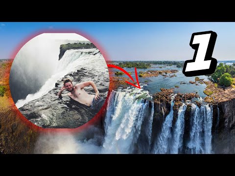 Video: Living on the Edge: înot la piscina Diavolului, Cascada Victoria