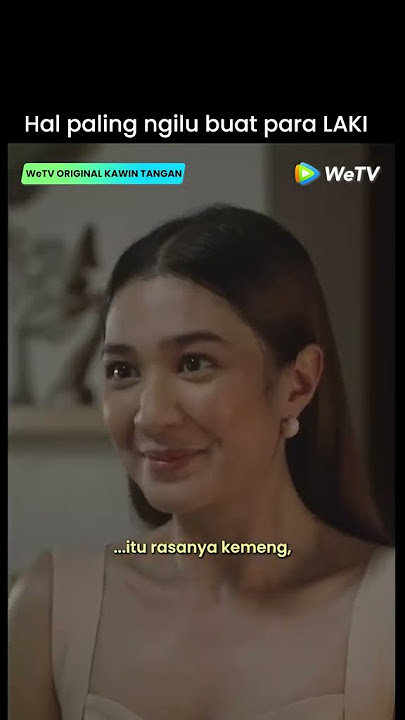 Yang laki-laki! Benar gak nih? ππ€£ #WeTVOriginalKawinTangan #RezaRahardian #MikhaTambayong #shorts