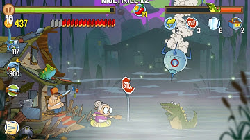 Swamp Attack - Episode 7. Level 4 Gameplay Android walkthrough