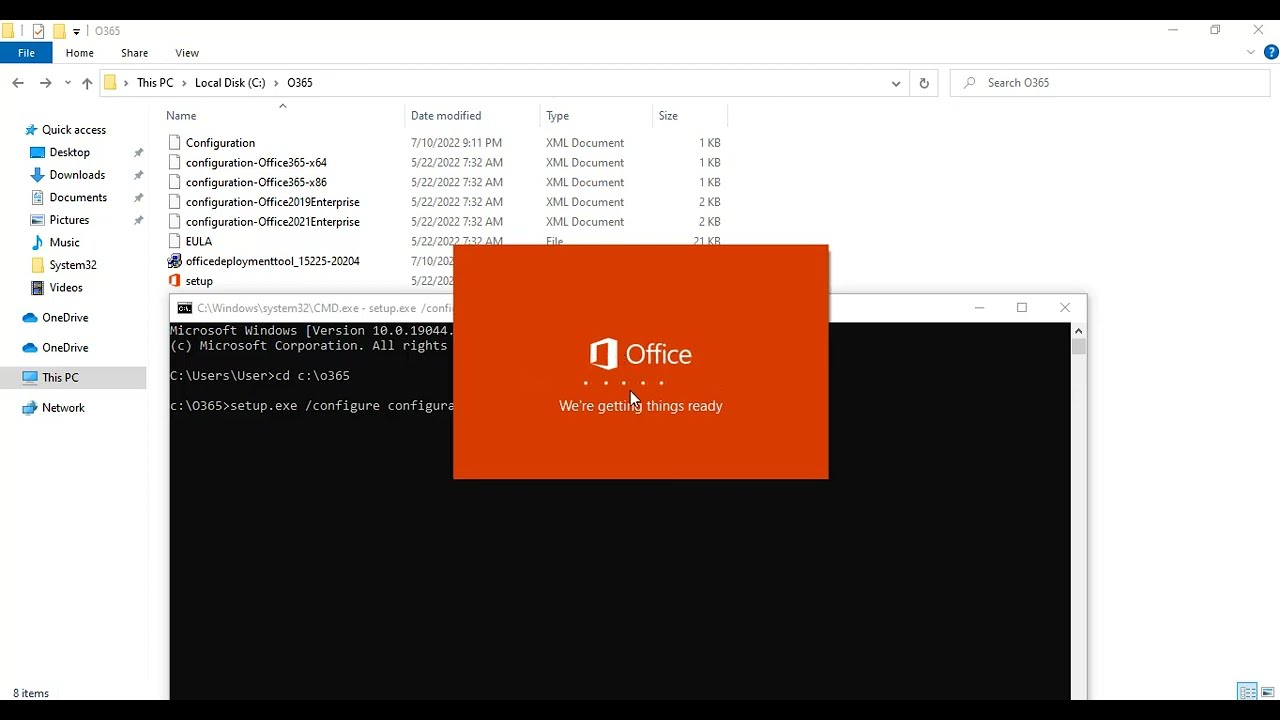 Configure and install Office 365 Apps with (ODT) Office Deployment Tool