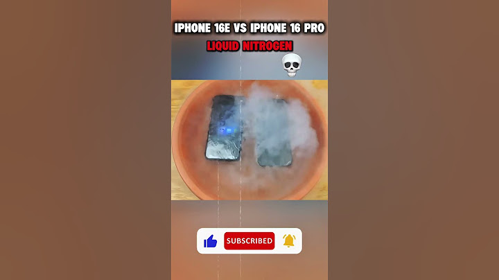 iPhone 16e vs iPhone 16 Pro – Liquid Nitrogen Freeze Test! 🥶📱#shorts #viralvideo