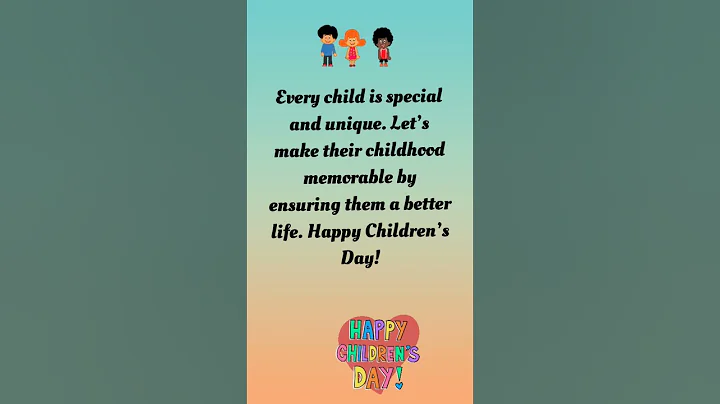 Happy Children's Day❤️ |#shorts #motivation #inspringquotes