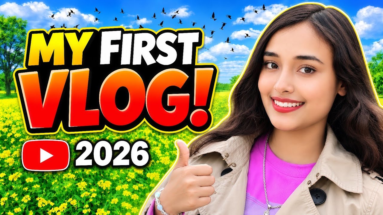 My First Vlog 😍 | 2026 🥺 - YouTube