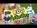 BUG ACTIVITIES FOR TODDLERS AND PRESCHOOLERS || Spring and Summer Toddler Activities