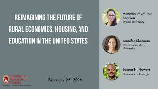 Webinar: Reimagining Future of Rural Economies, Housing, and Education in the United States
