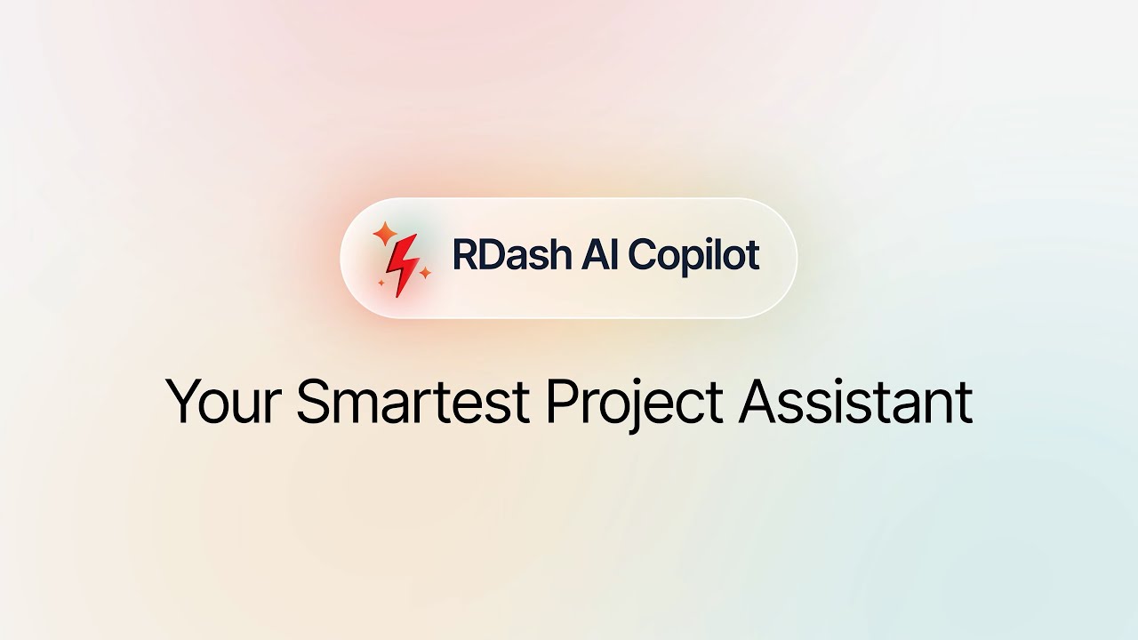 RDash AI Copilot - Your Smartest Project Assistant. 🚀 - YouTube