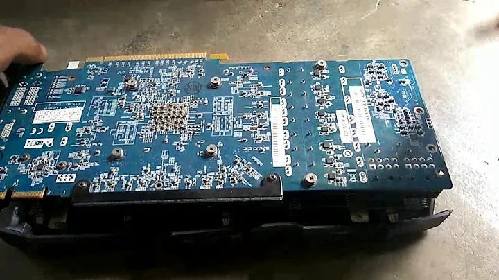 How To Replace Fan Heatsink VGA card sapphir HD Radeon 7950 vapor X