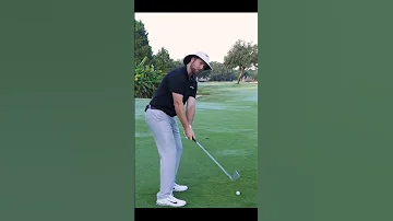 Use your elbows to shallow out a steep swing