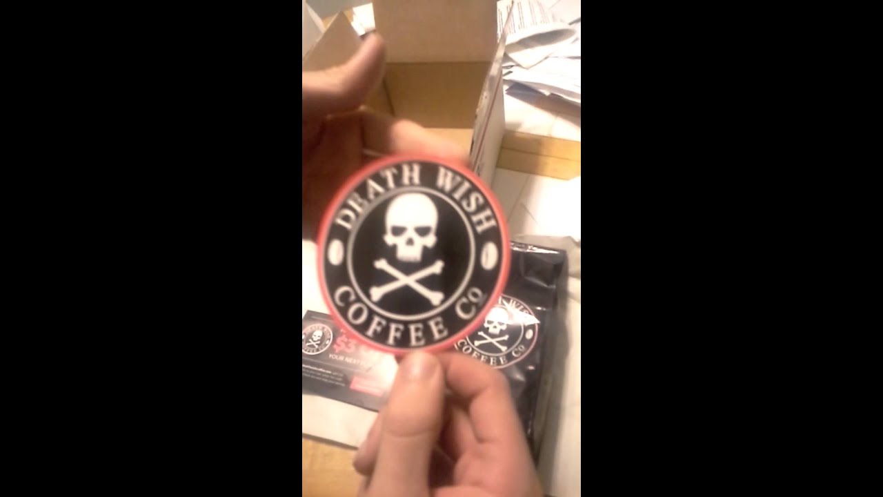 Death wish coffee unboxing