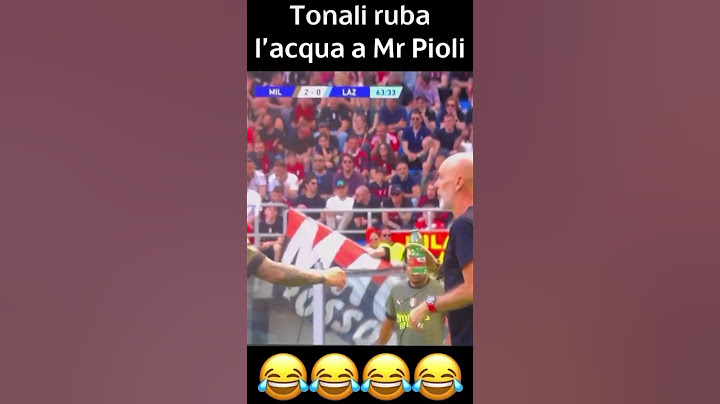 TONALI ruba la bottiglia a PIOLI
