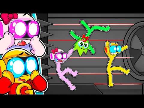 SPRUNKI STICKMAN vs FABRICA MORTAL! 😰