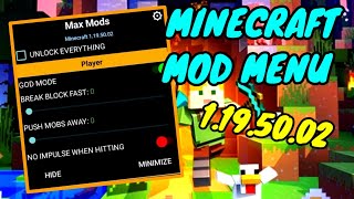 Minecraft Mod Menu v1.19.50.02 | Server Working, Unlock Marketplace, God Mode | Mod Menu 2022