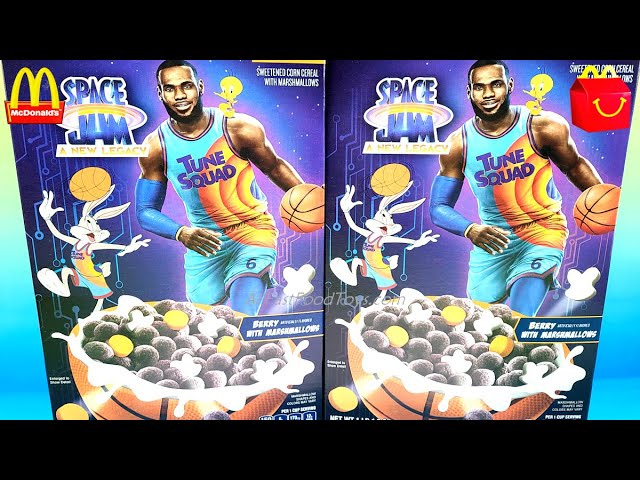 McDonalds 2020 Space Jam Tune Squad Lebron James Happy Meal Toy Basketball  Play