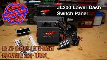 Unboxing Voswitch JL300 Switch Panel for Jeep Wrangler JL 2018+ and Gladiator JT2020+