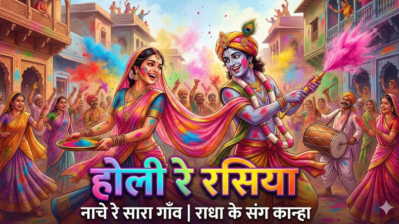 Holi Re Rasiya | राधा के संग कान्हा | New Holi Song 2026 | Radha Krishna Holi Bhajan
