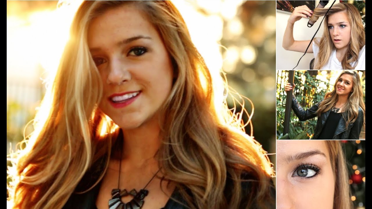 Holiday Party Hair, Makeup & Outfit!