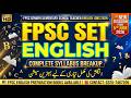 FPSC SET English Jobs 2026 | Complete Preparation Session | Syllabus Books Notes & Strategy | Notes