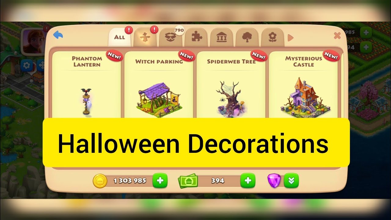 Township Halloween Decorations purchasing 🎃 Township gameplay Level