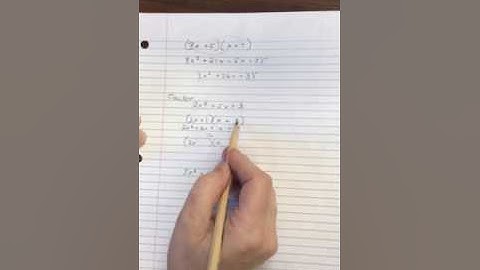 Factoring Trinomials Guess and Check