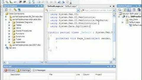 Conexion Base Datos Visual Studio 2005