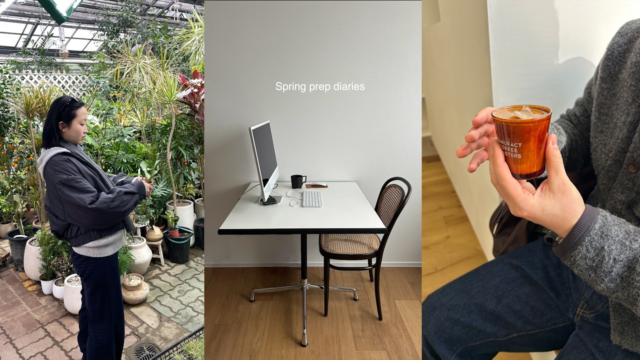 변화가 가득할 봄을 준비하는 요즘. 우리만의 작은 정원도 만들고 새로운 테이블과 의자도 들였다. 포니야 곧 만나!