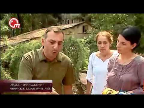 მოჭრილი ხეები ყაზბეგის გამზირზე