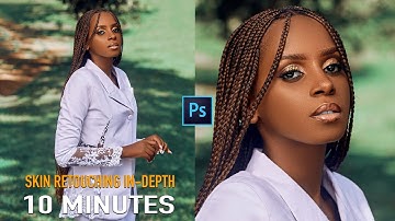 Skin Retouching In 10 Minutes Beginner Photoshop Tutorial | Frequency Separation & Color Grading