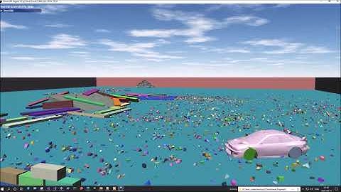 PhysX 4.1.1 Custom Vehicle Multi-Body D6Joint Wheel, Testing suspension bug with GPU Mode.