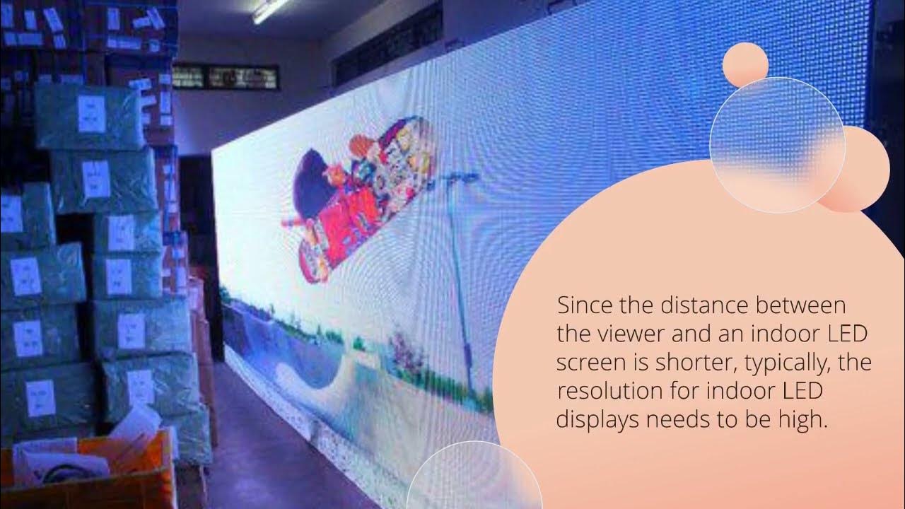 What is the Difference Between Indoor and Outdoor LED Screens? YouTube