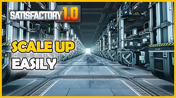 Easiest SCALEABLE modular factory pattern - Satisfactory 1.0 Tips & Tricks