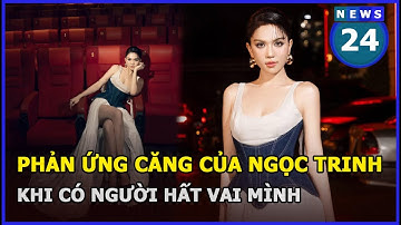 Phản ứng căng của Ngọc Trinh bị hất vai trên thảm đỏ | News24h