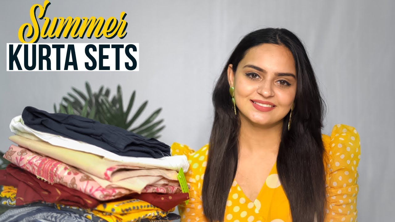 Amazon Kurta Sets HAUL | Summer 2021 