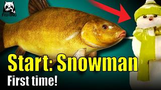 🎣 Start: Snowman Rig Old Fortress | Effective Bottom Fishing & Skill Points | Russian Fishing 4