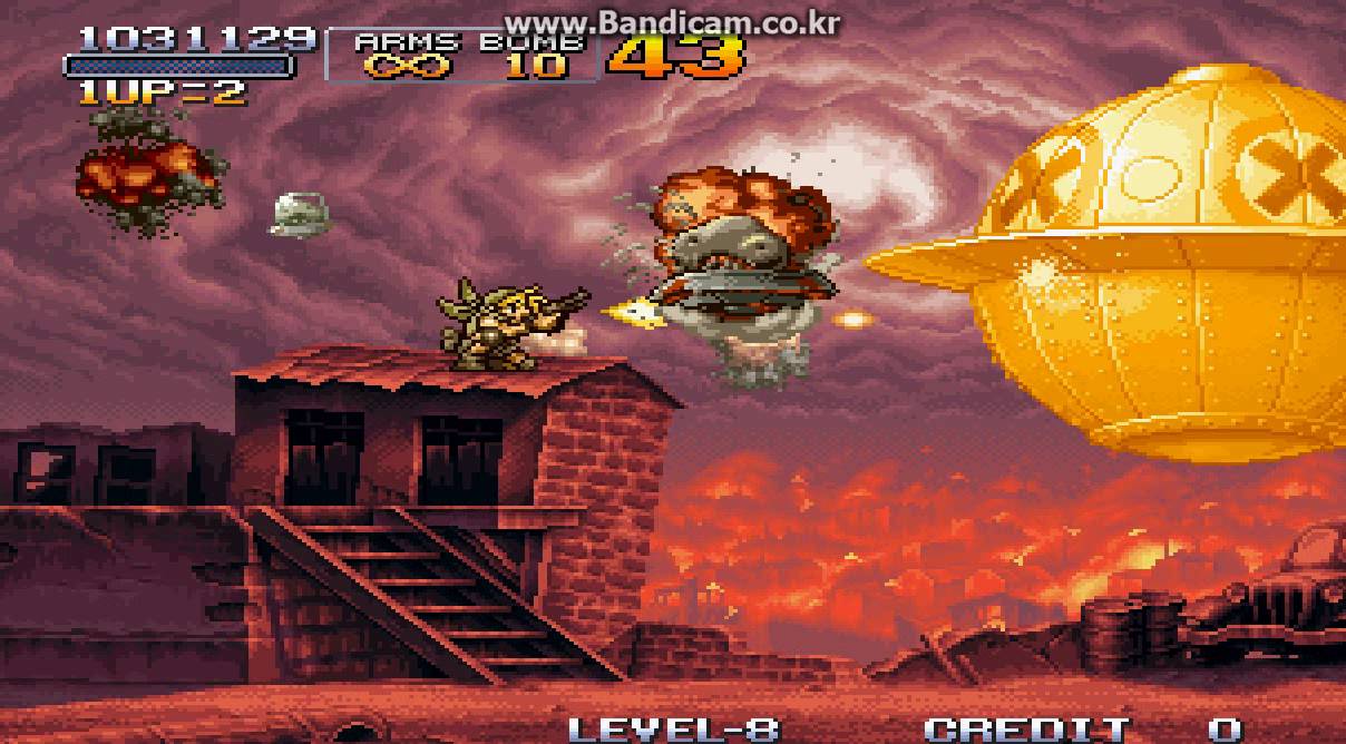 [BJ탱키]메탈슬러그X 스페셜플레이 에리vs다이만지+라그네임(Metal Slug X Special Play Eri vs ...