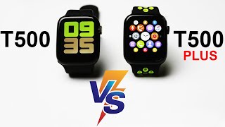 Smart Watch T500 vs T500 Plus Full Comparison || Best Replica of Apple Series 5 and Apple Series 6