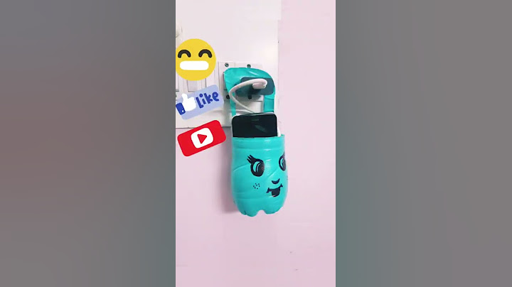 DIY mobile holder/Waste plastic bottle craft/recycle plastic bottle